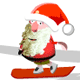 Ông già Noel trượt ván