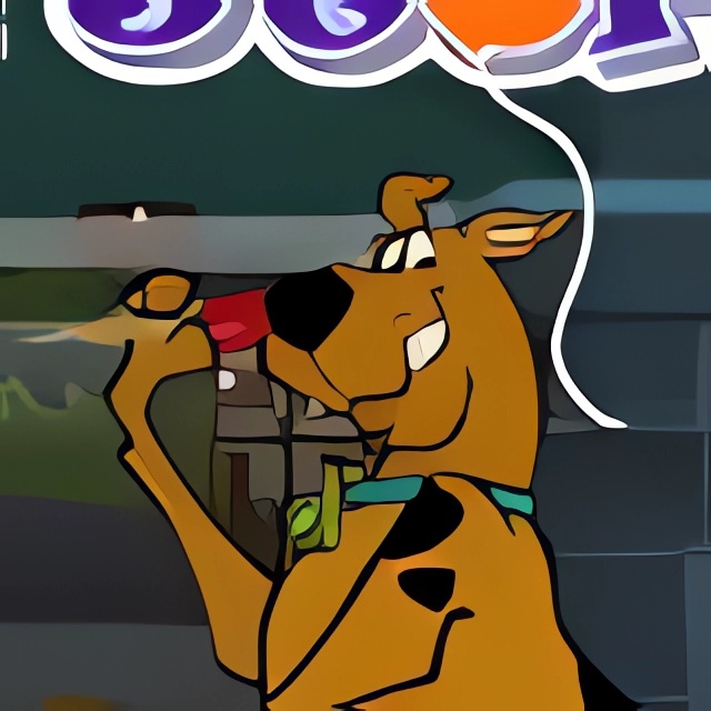 Scooby-Doo ném phi tiêu